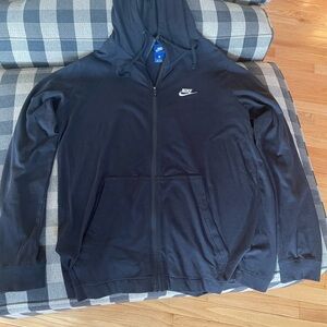Nike Black Zip-Up Hoodie